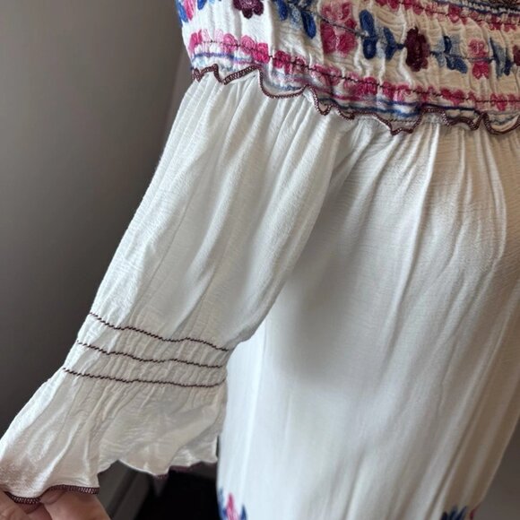 BECCA | Embroidered tank dress swim cover up | Size M/L - Picture 5 of 7